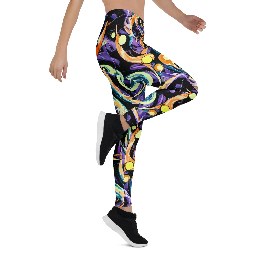 Dorothy's Whirl on Leggings — Right