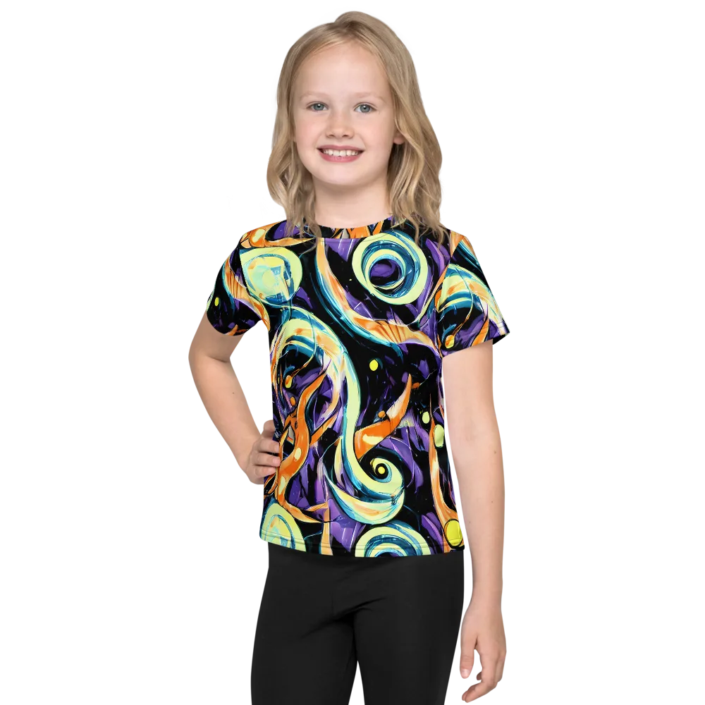 Dorothy's Whirl on Kids Crew Neck T-Shirt — Front
