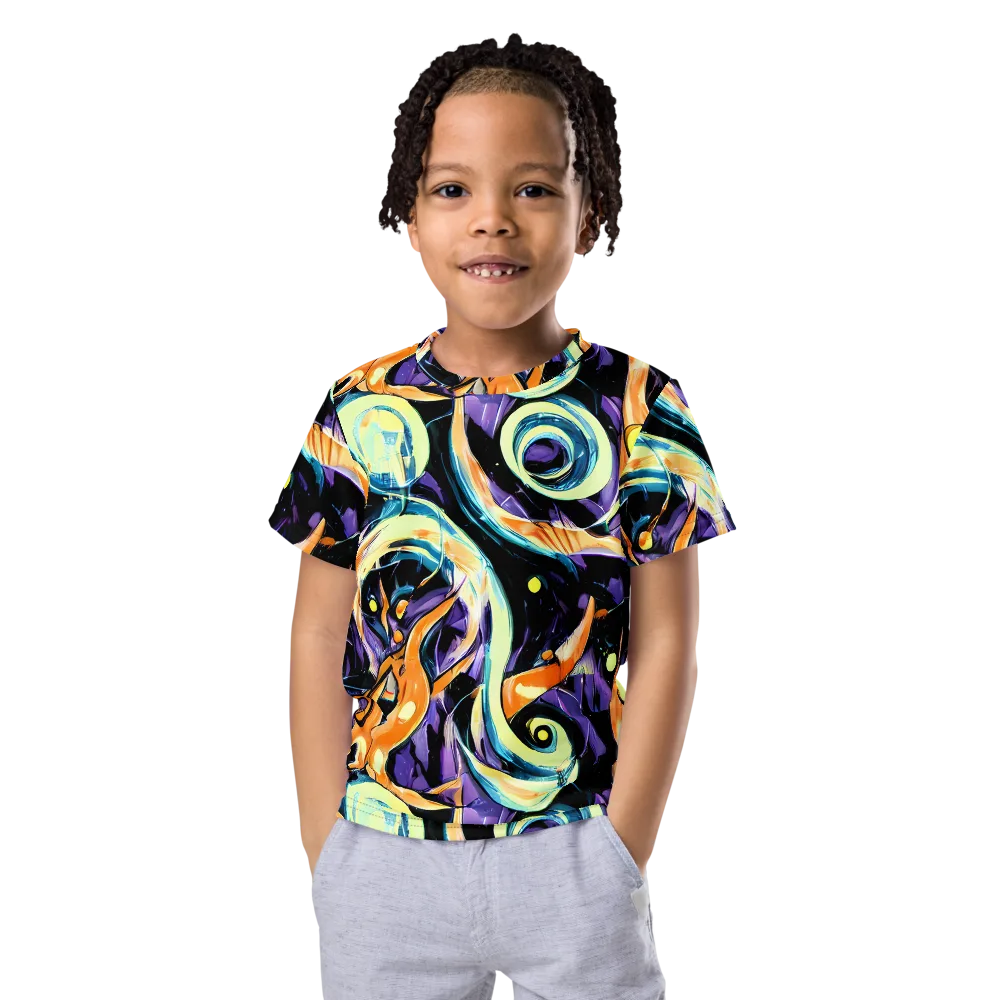 Dorothy's Whirl on Kids Crew Neck T-Shirt — Front