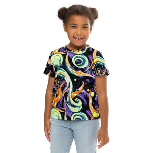 Dorothy's Whirl on a Kids Crew Neck T-Shirt