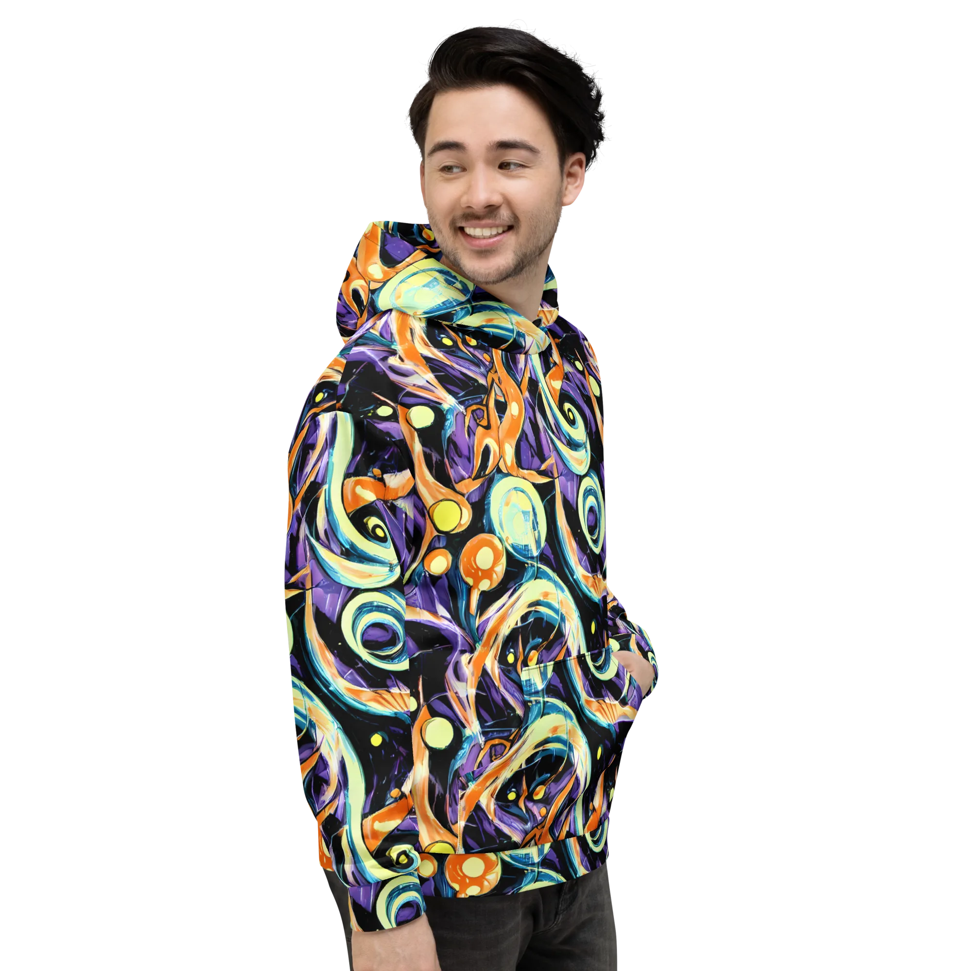 Dorothy's Whirl on Hoodie — Right