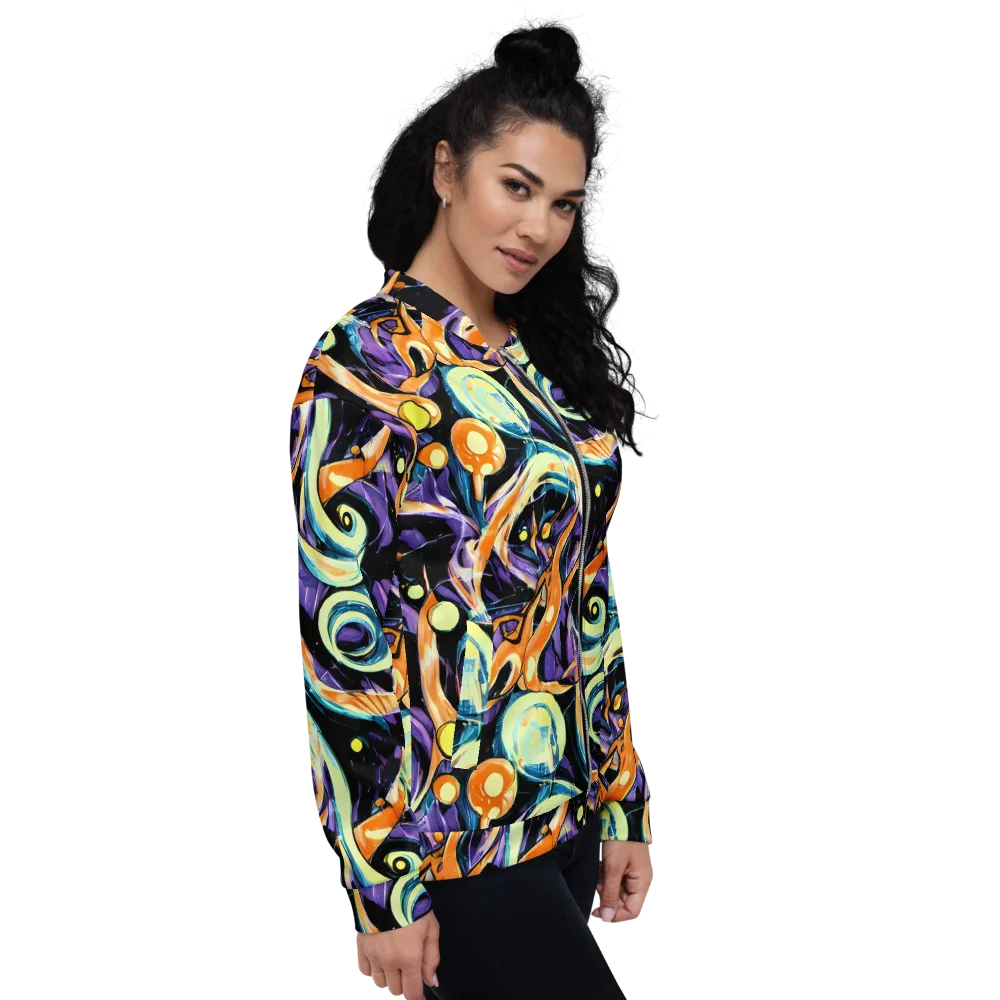 Dorothy's Whirl on Bomber Jacket — Right
