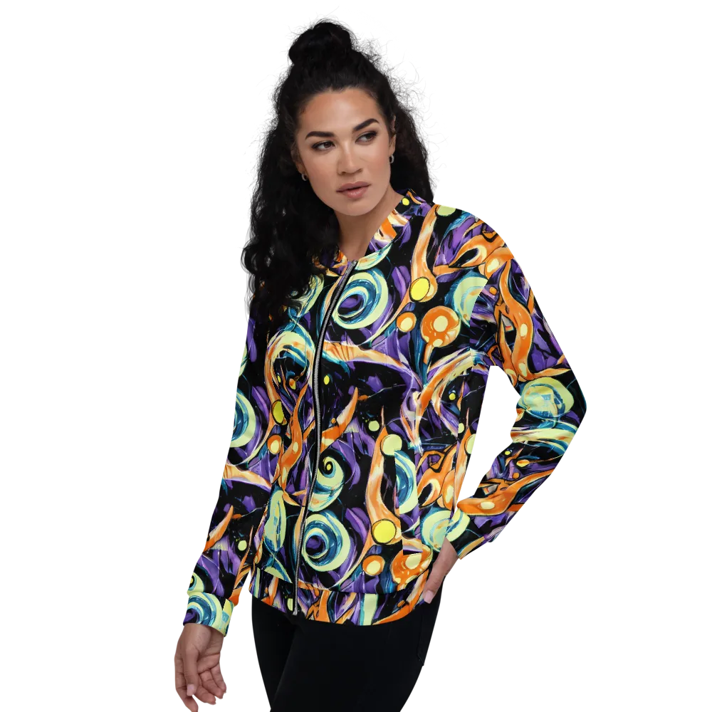 Dorothy's Whirl on Bomber Jacket — Left