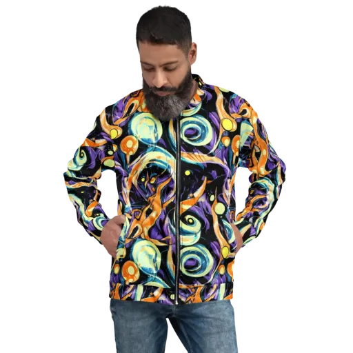 Dorothy's Whirl on a Bomber Jacket