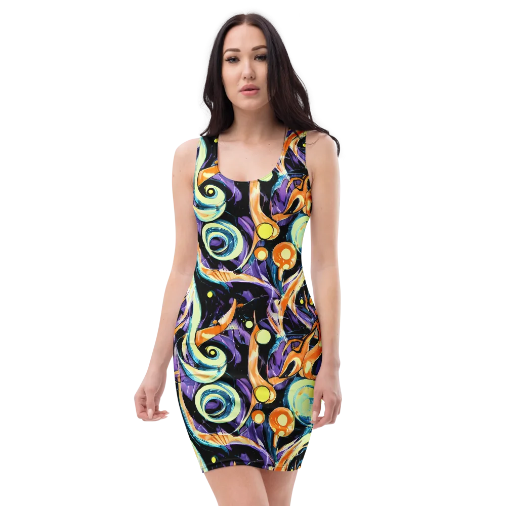 Dorothy's Whirl on Bodycon Dress — Front