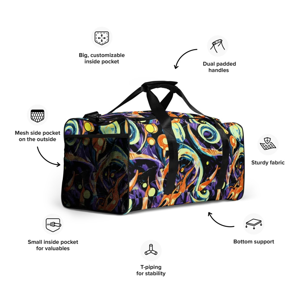 Dorothy's Whirl on Duffle Bag — Right Front