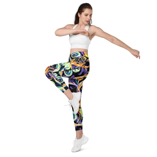 Dorothy's Whirl on a Leggings with Pockets