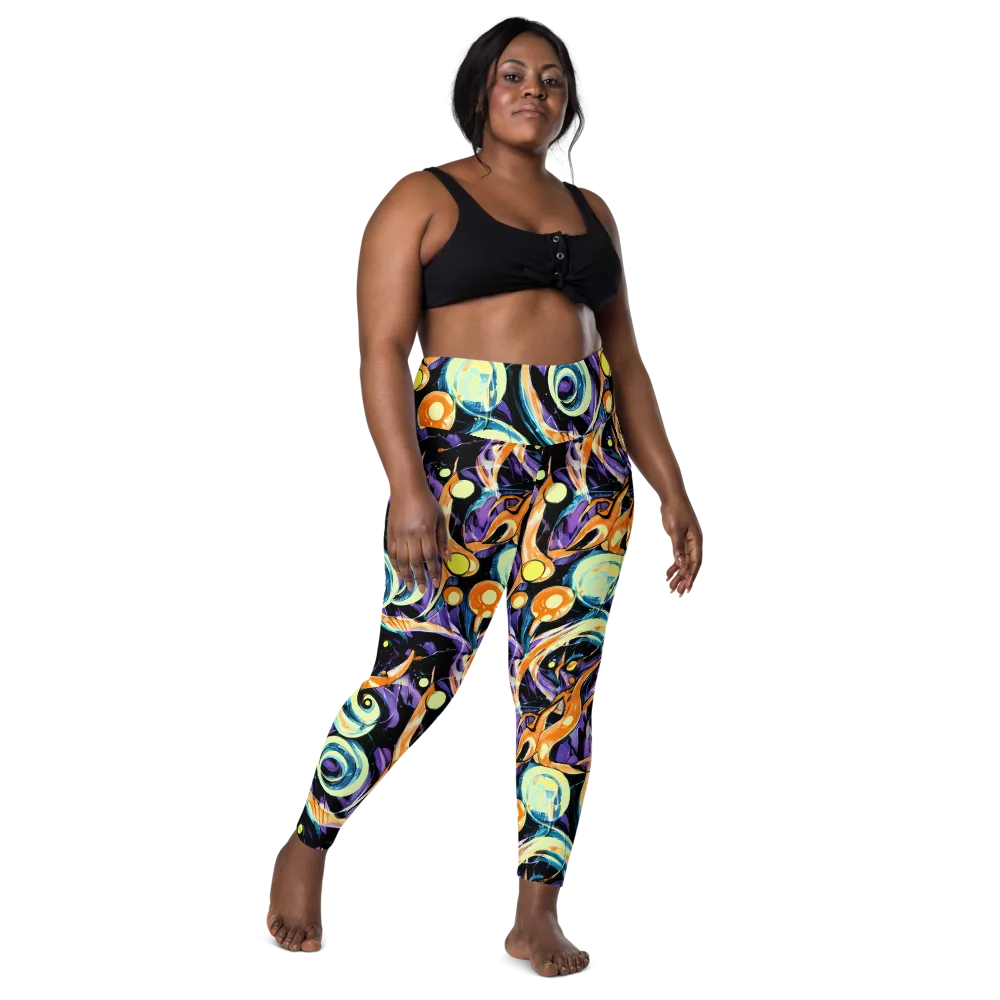 Dorothy's Whirl on Leggings with Pockets — Front