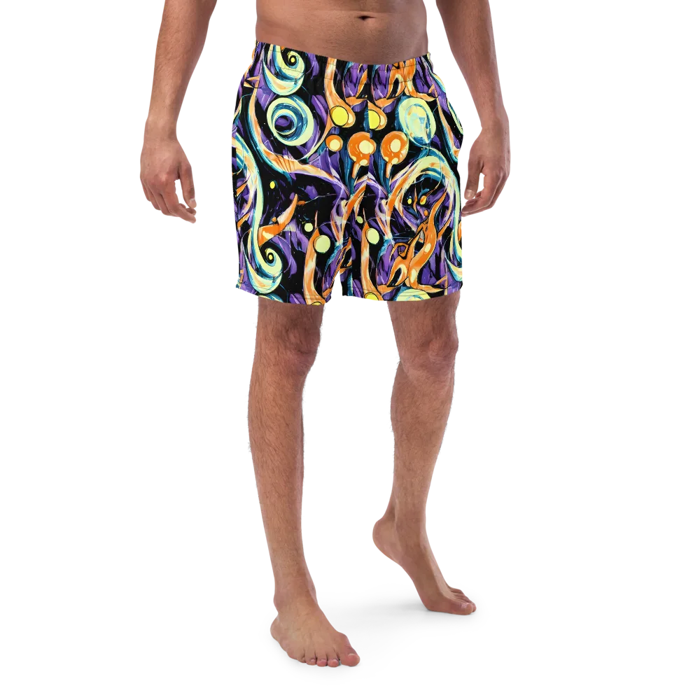 Dorothy's Whirl on Swim Trunks — Front