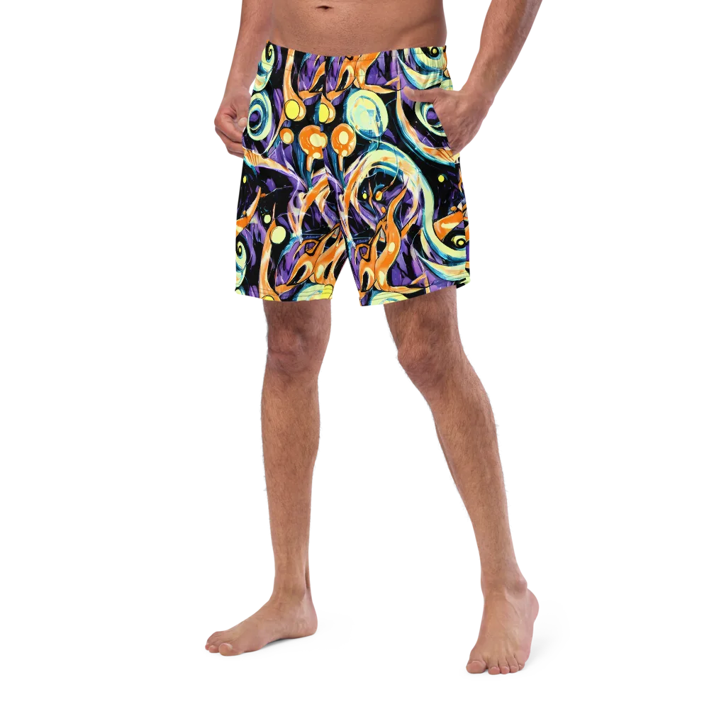Dorothy's Whirl on Swim Trunks — Left Front