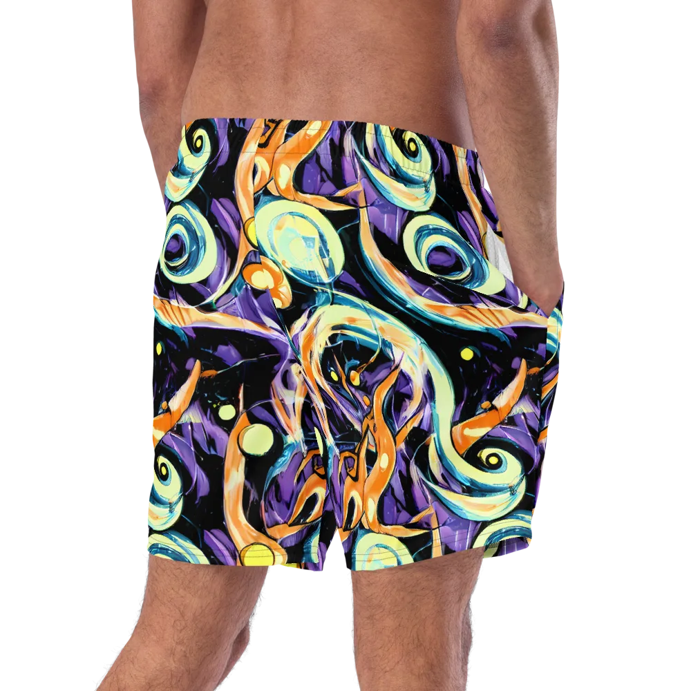 Dorothy's Whirl on Swim Trunks — Right Back