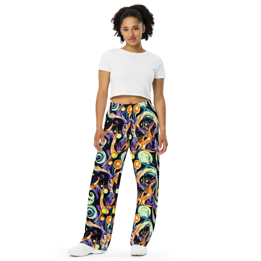 Dorothy's Whirl on Wide-Leg Pants — Front