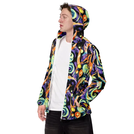 Dorothy's Whirl on a Men's Windbreaker