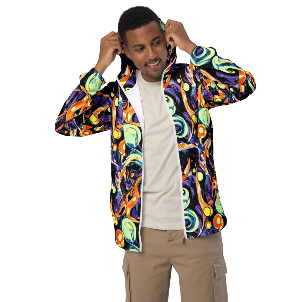 Dorothy's Whirl on Men's Windbreaker — Front