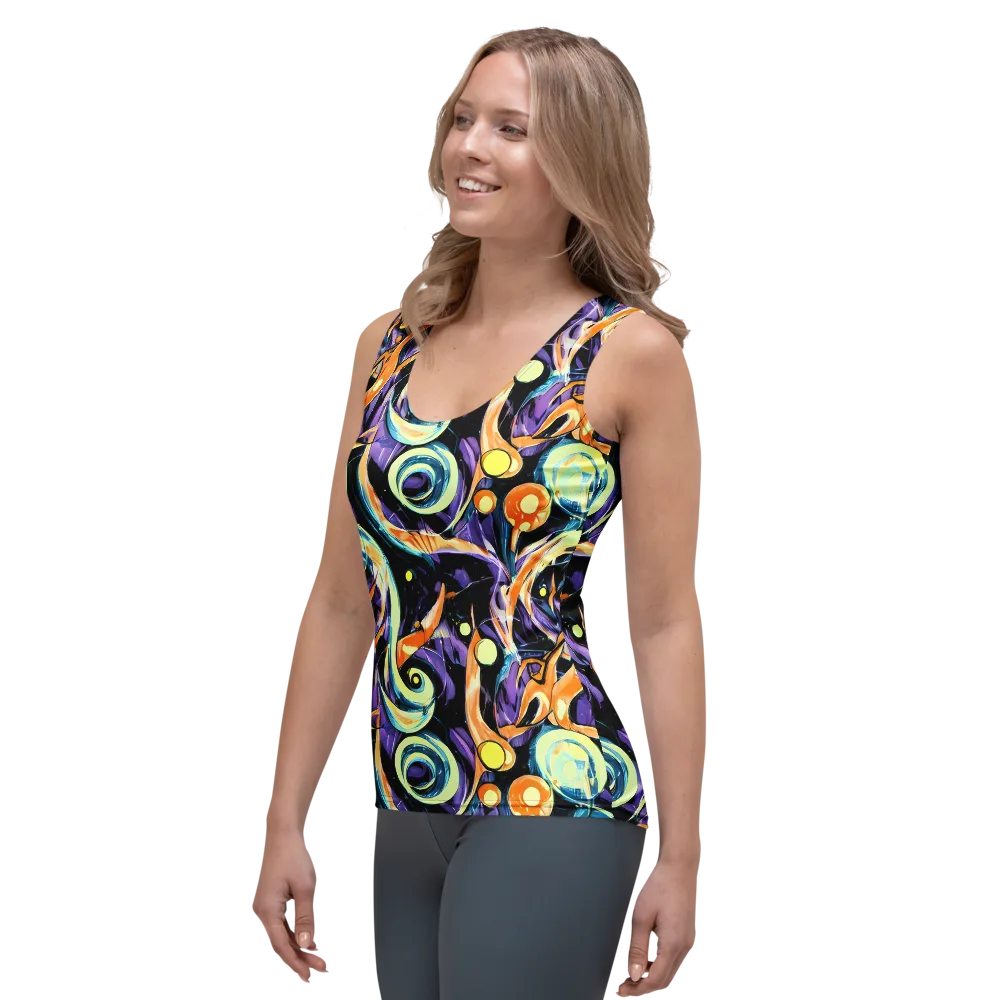 Dorothy's Whirl on Women's Tank Top — Left Front