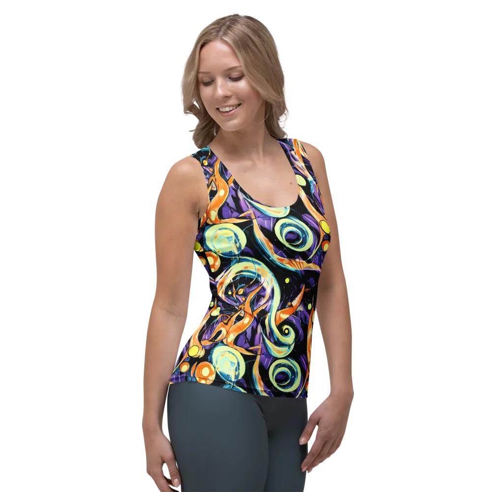 Dorothy's Whirl on Women's Tank Top — Right Front