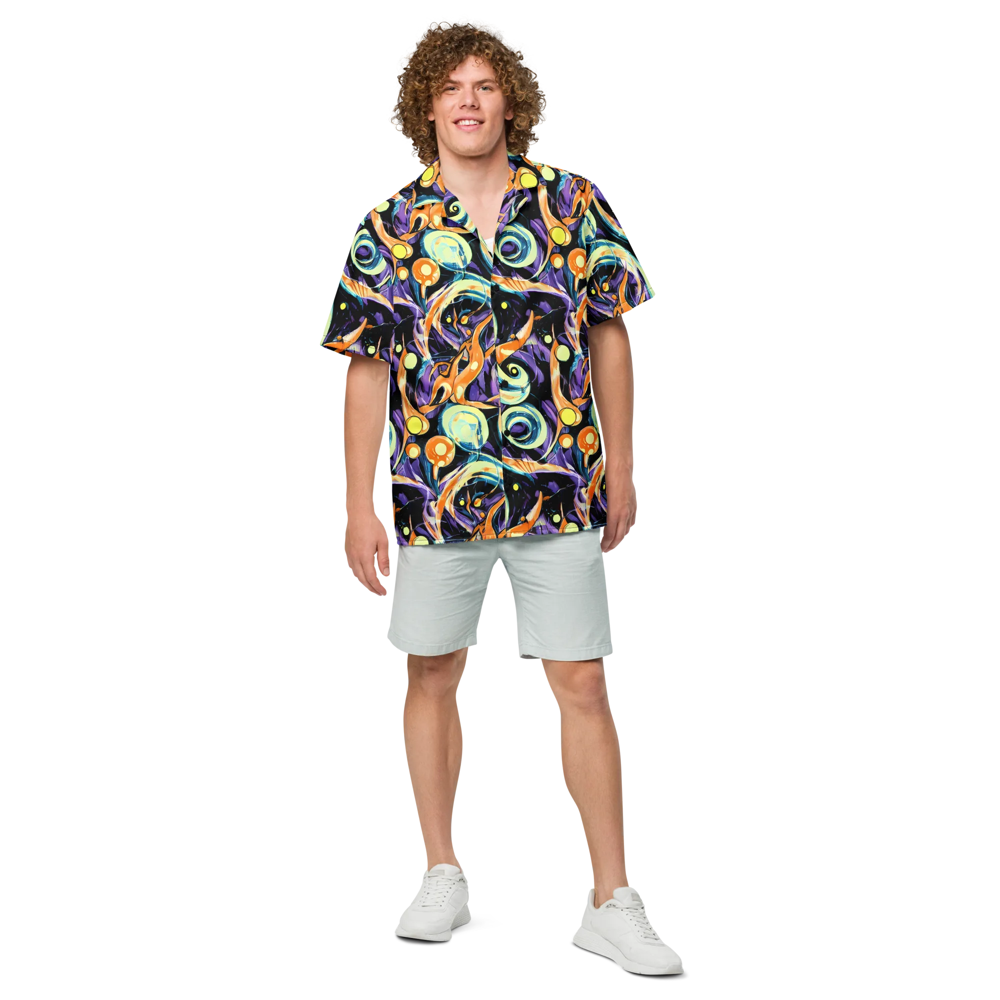 Dorothy's Whirl on Button Shirt — Front