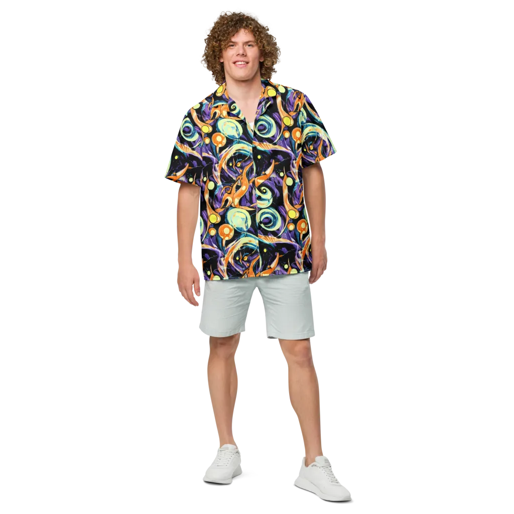 Dorothy's Whirl on Button Shirt — Front