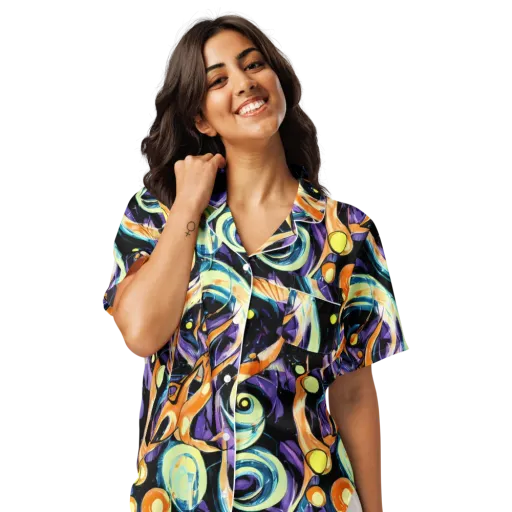 Dorothy's Whirl on a Women's Short Sleeve Pajama Top
