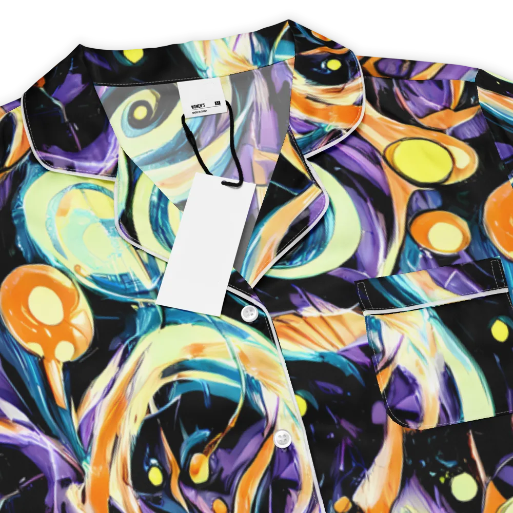 Dorothy's Whirl on Women's Short Sleeve Pajama Top — Product details