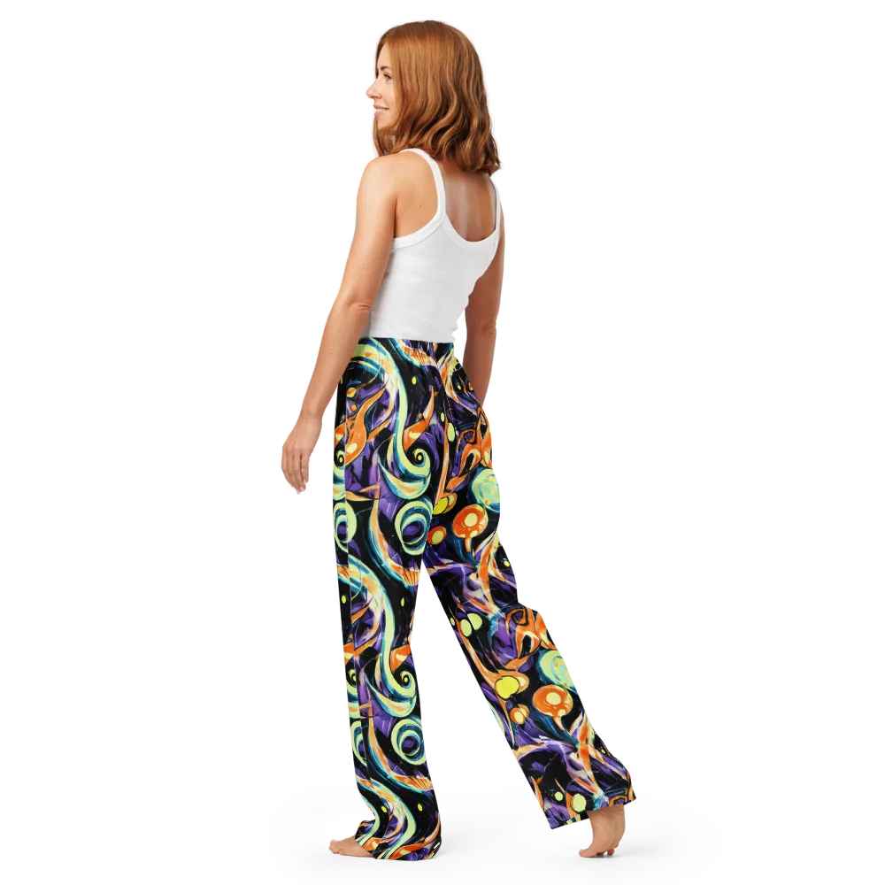 Dorothy's Whirl on Women's Pajama Pants — Back