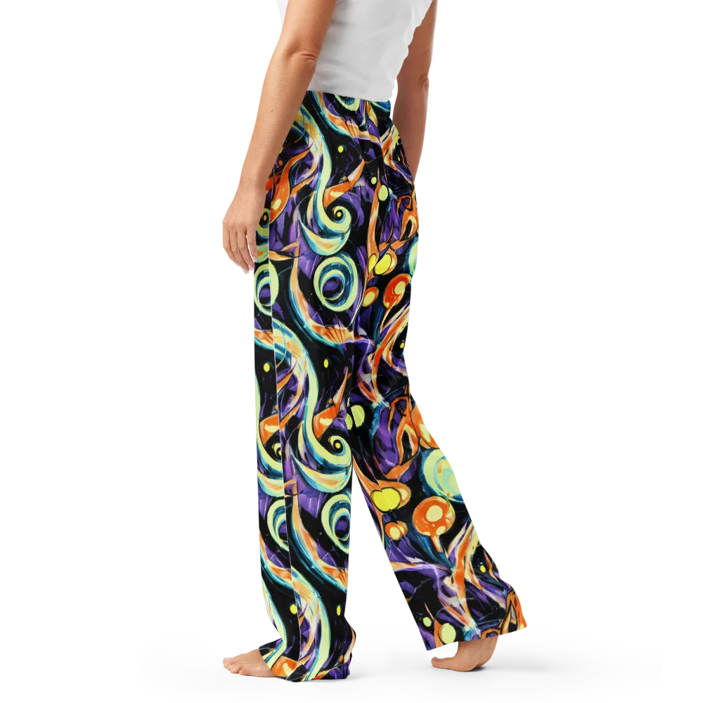 Dorothy's Whirl on Women's Pajama Pants — Left