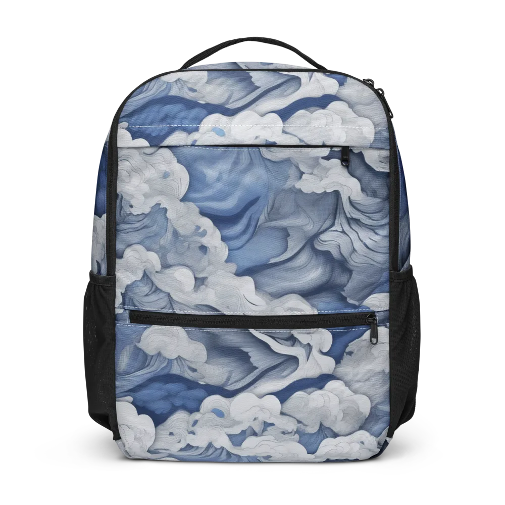 Blue Hour Tide on Utility Backpack — Front
