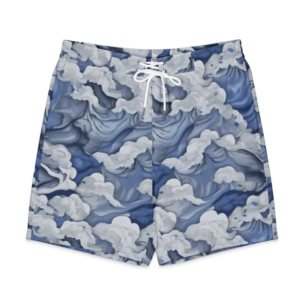 Blue Hour Tide on Men's Board Shorts — Front