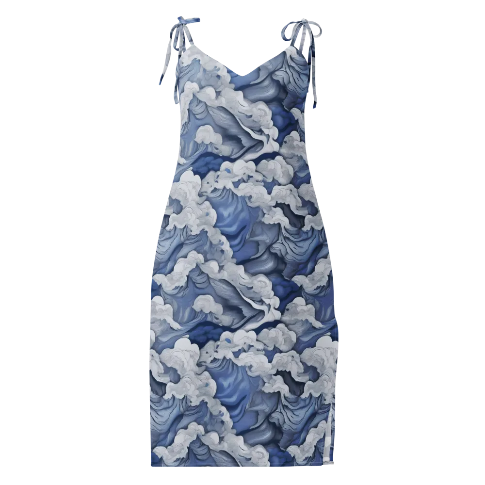 Blue Hour Tide on Slip Dress — Front
