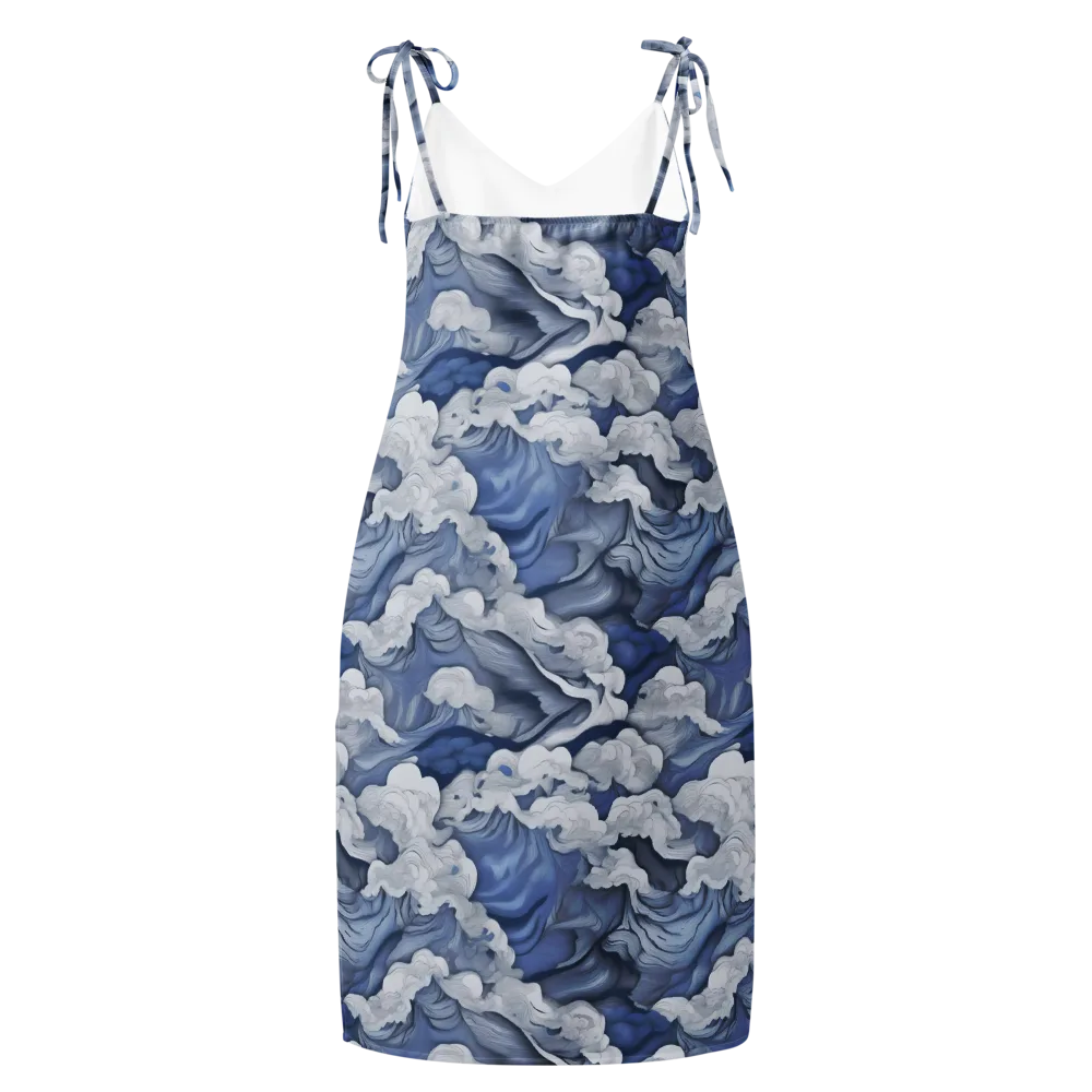 Blue Hour Tide on Slip Dress — Back