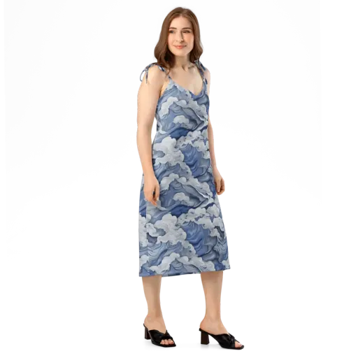 Blue Hour Tide on a Slip Dress
