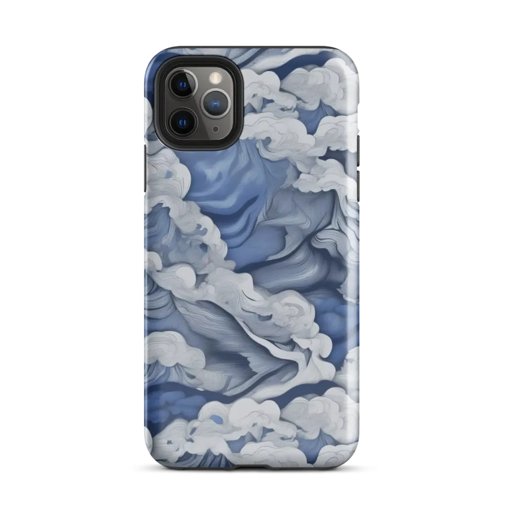 Blue Hour Tide on Tough Case for iPhone® — Front