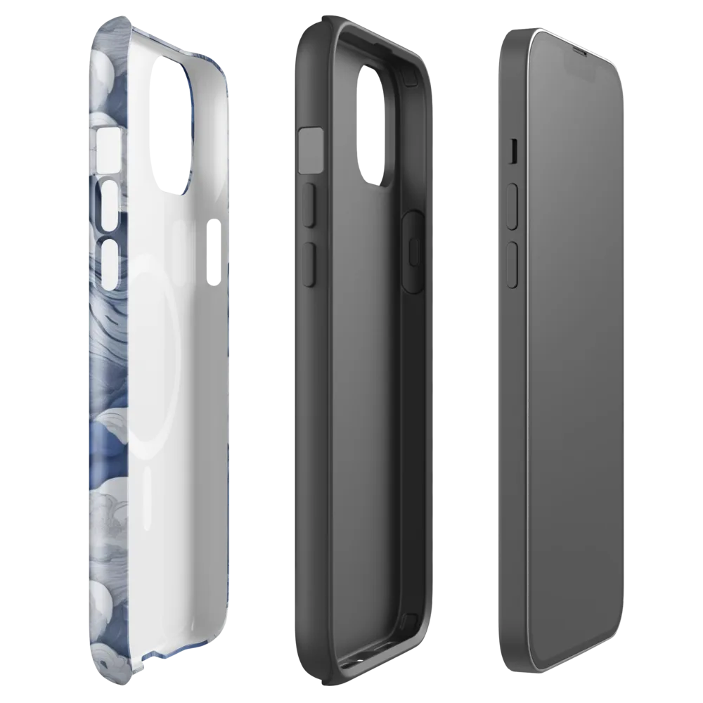 Blue Hour Tide on MagSafe Tough Case for iPhone® — Front