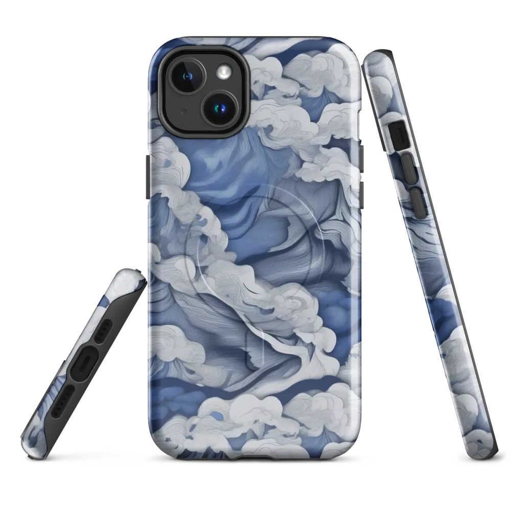 Blue Hour Tide on MagSafe Tough Case for iPhone® — Front