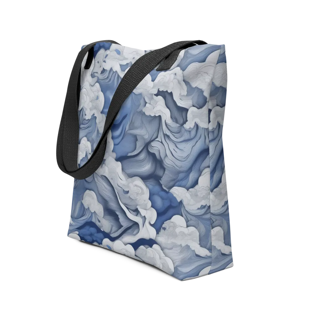 Blue Hour Tide on Tote Bag — Front
