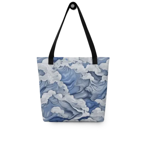 Blue Hour Tide on a Tote Bag