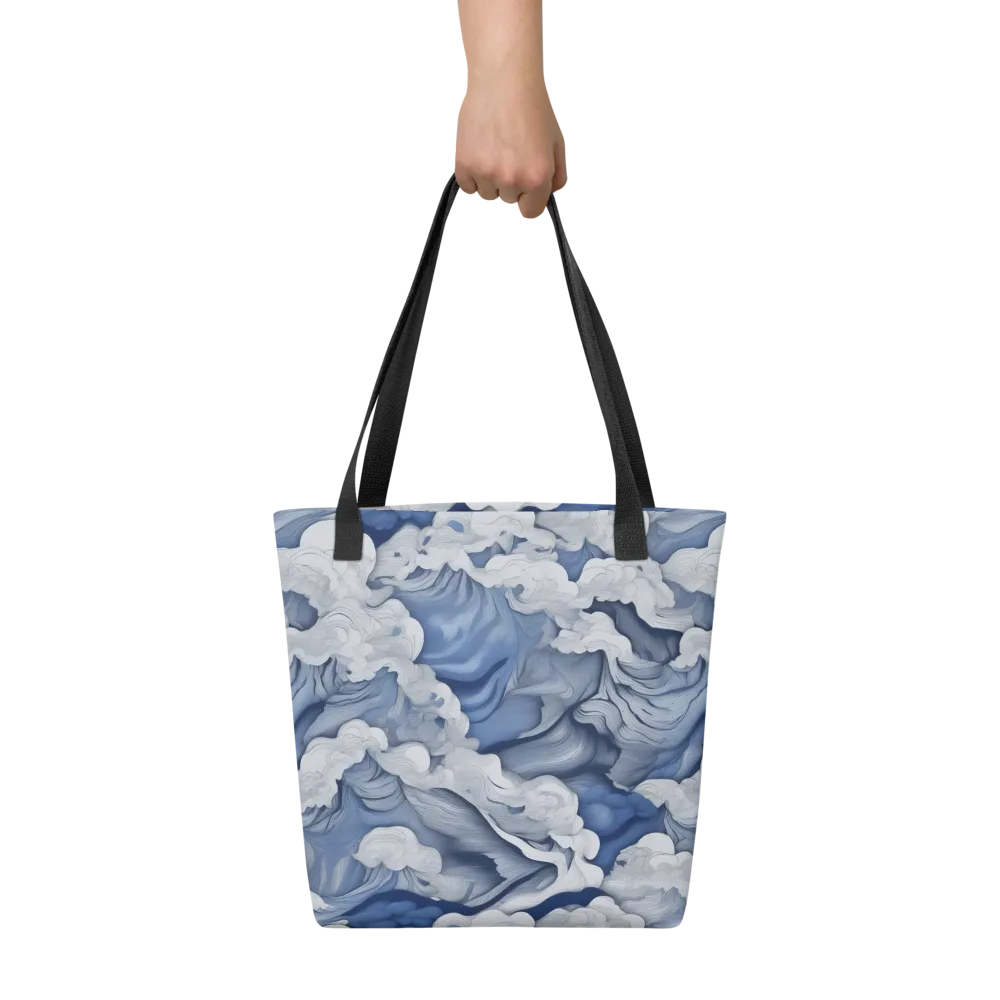 Blue Hour Tide on Tote Bag — Front