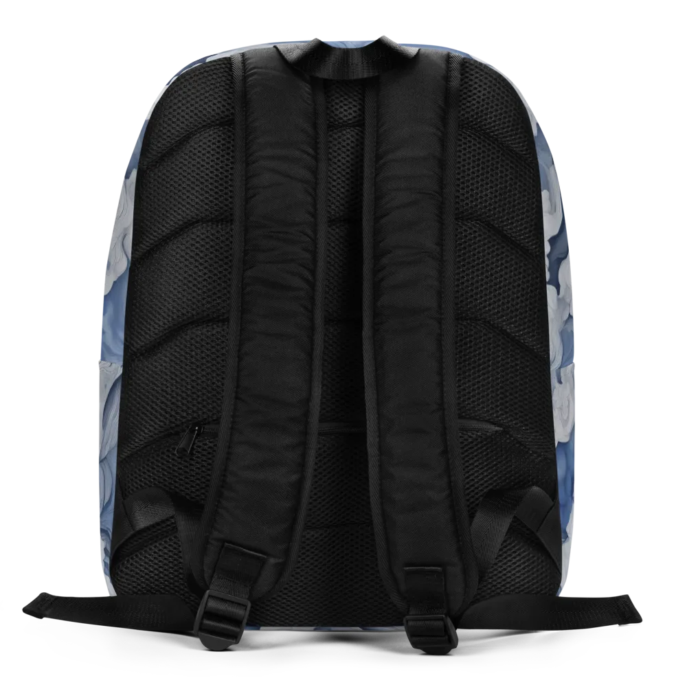 Blue Hour Tide on Minimalist Backpack — Back