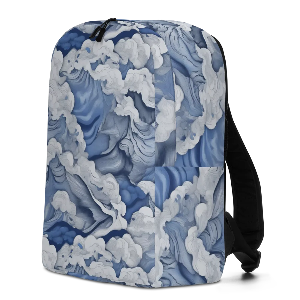 Blue Hour Tide on Minimalist Backpack — Left