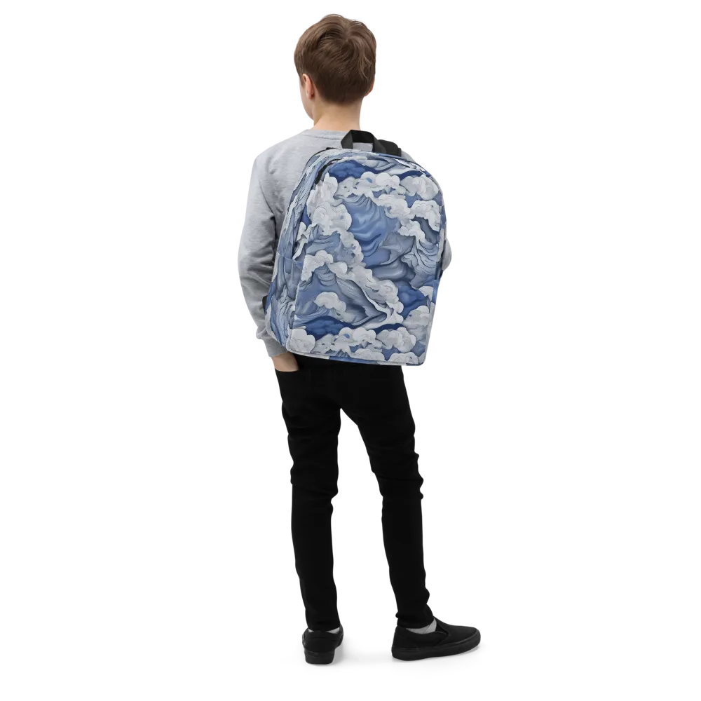 Blue Hour Tide on Minimalist Backpack — Right Front