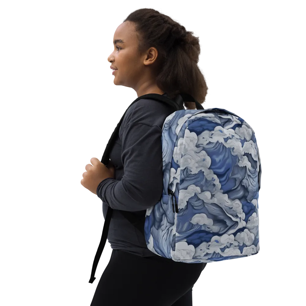 Blue Hour Tide on Minimalist Backpack — Right Front