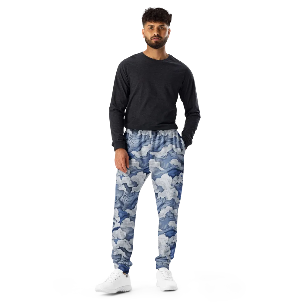 Blue Hour Tide on Men's Joggers — Front