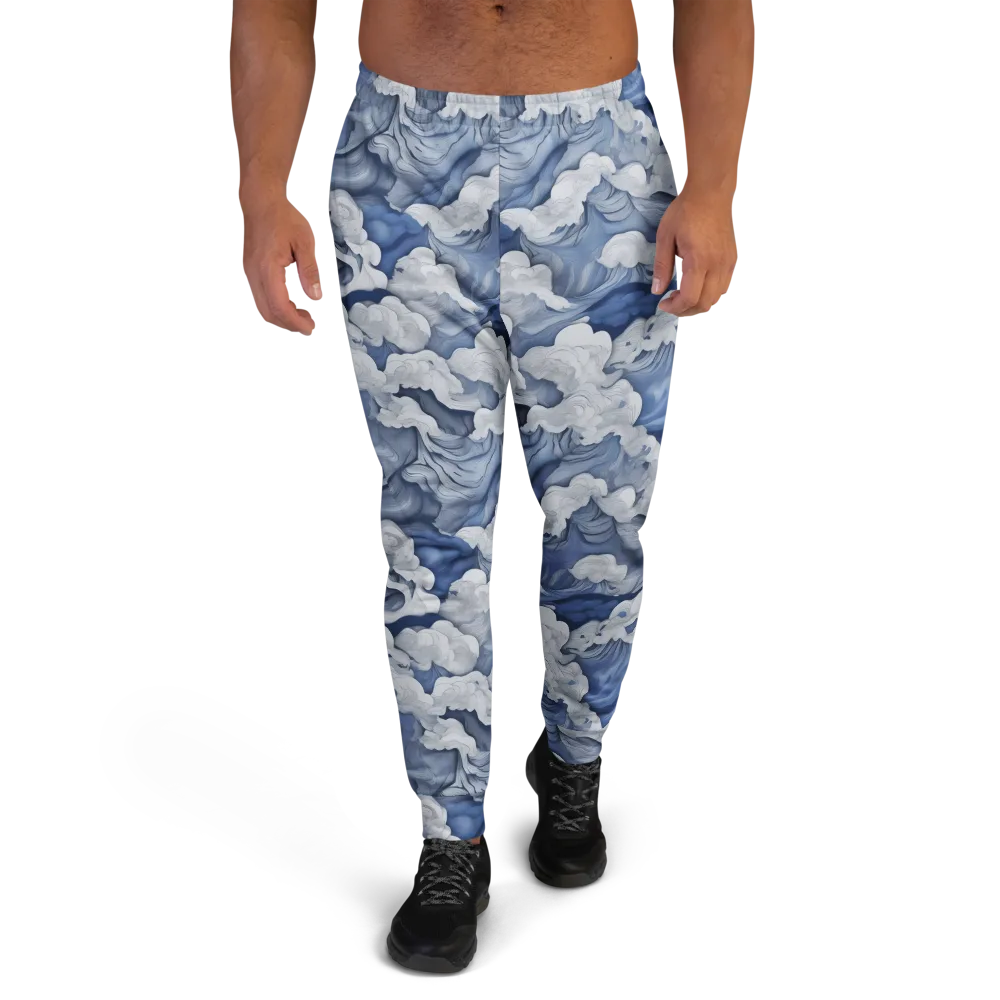 Blue Hour Tide on Men's Joggers — Front