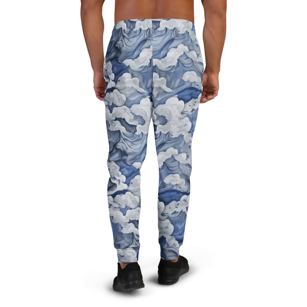 Blue Hour Tide on Men's Joggers — Back
