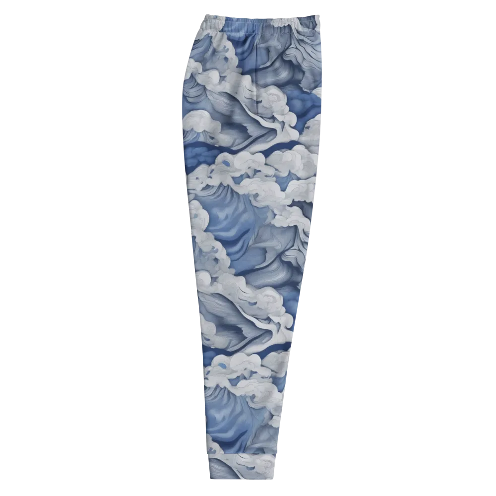 Blue Hour Tide on Men's Joggers — Right