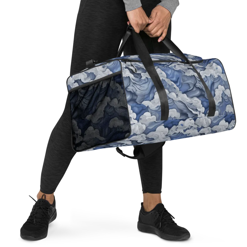 Blue Hour Tide on Duffle Bag — Right Front