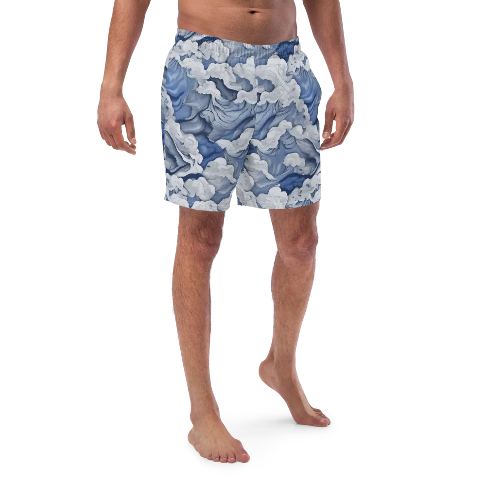 Blue Hour Tide on Swim Trunks — Front