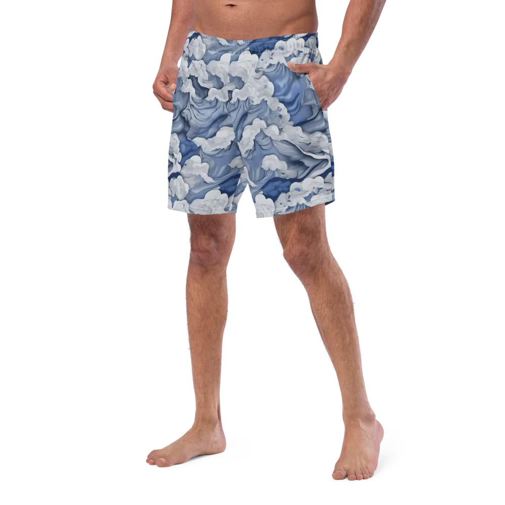 Blue Hour Tide on Swim Trunks — Left Front