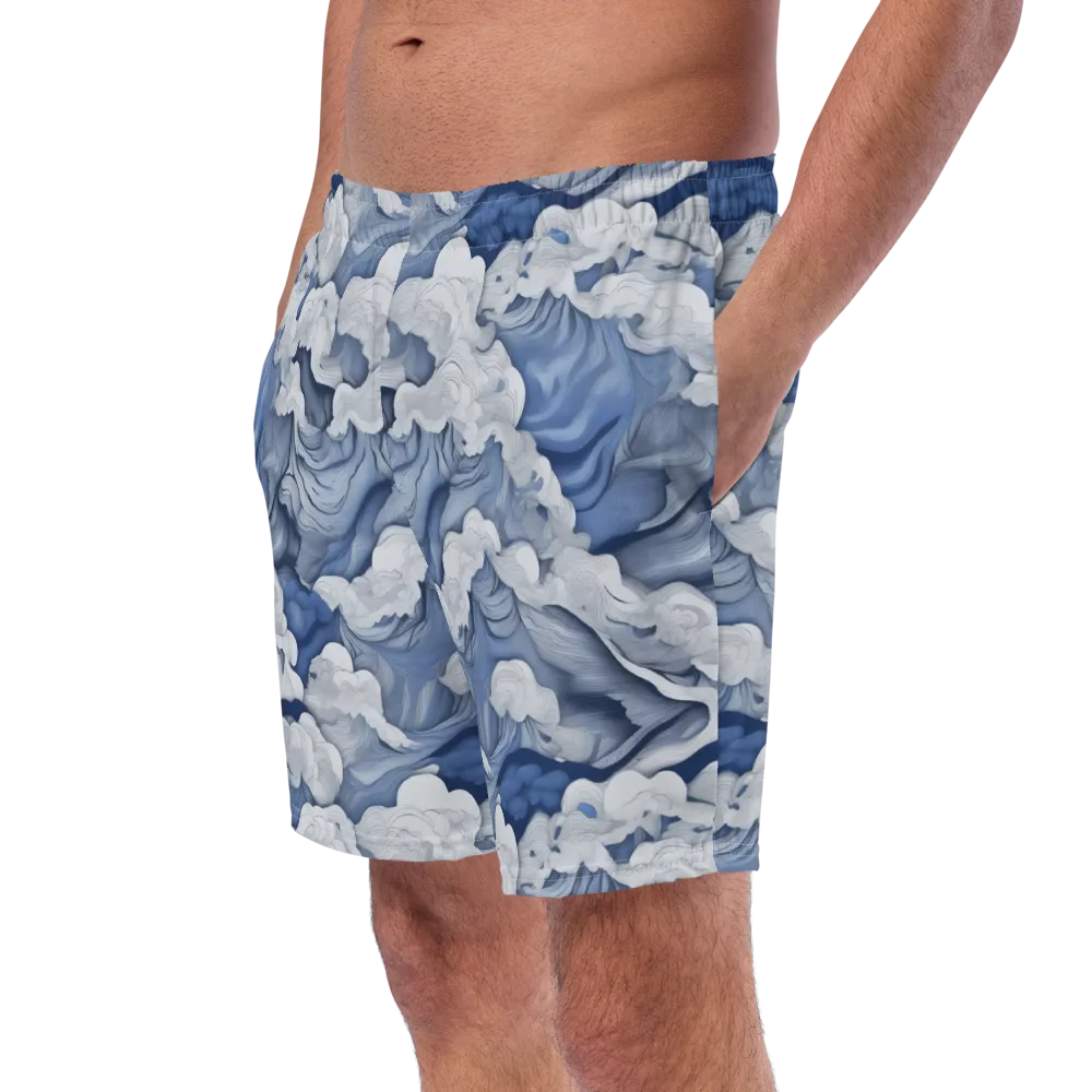 Blue Hour Tide on Swim Trunks — Left Front