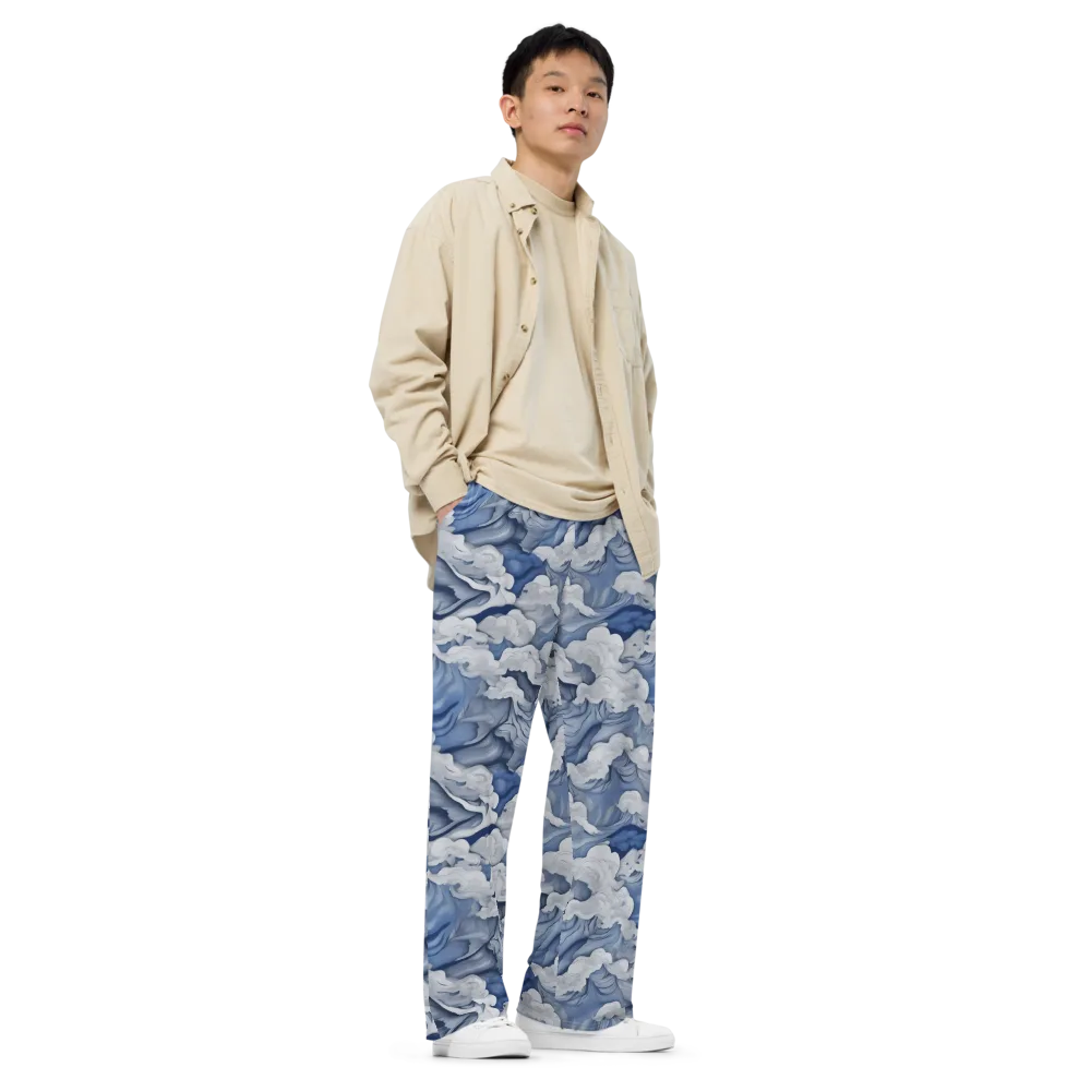 Blue Hour Tide on Wide-Leg Pants — Right Front